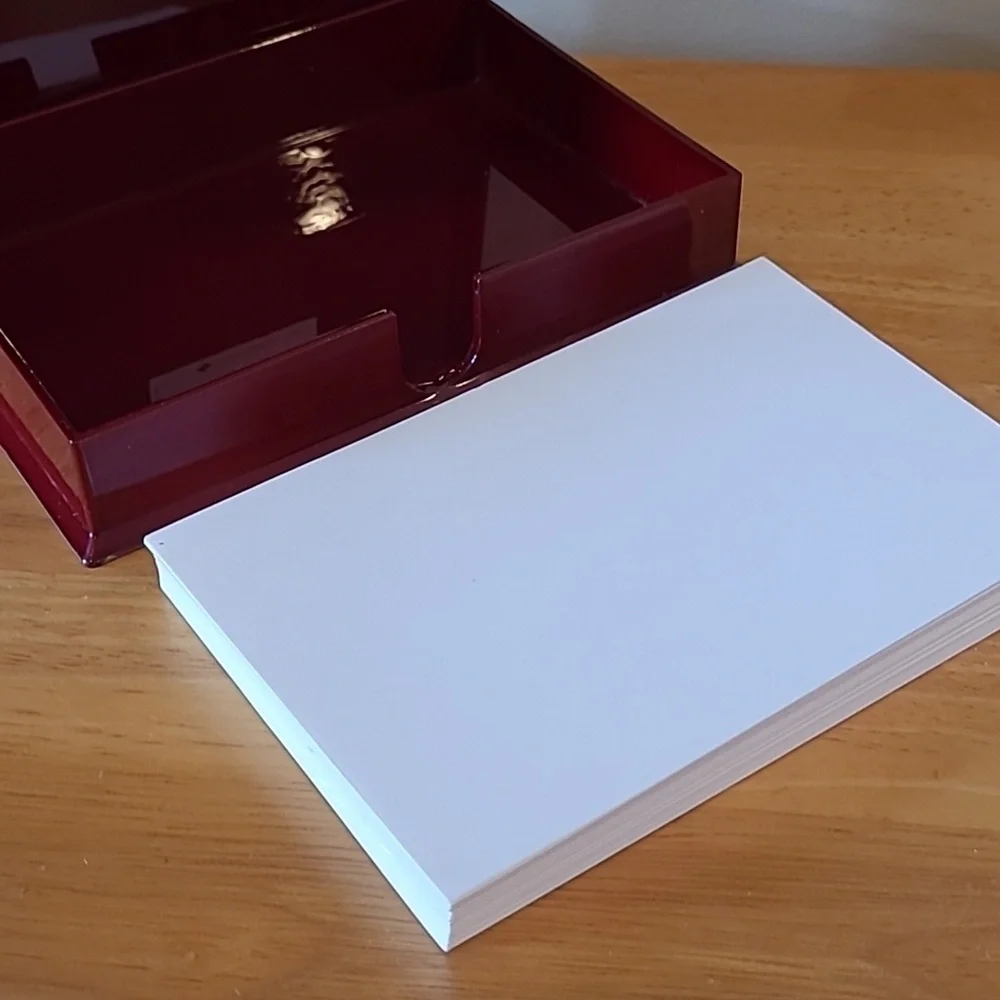 OTAGIRI Vintage 'Magnolia' Decorative Notepad Holder Box - Picture 10 of 16
